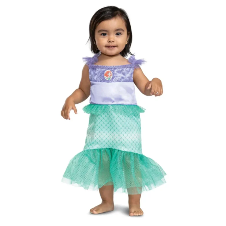 Fustan Princeshe Ariel, Kostum Halloween – S
