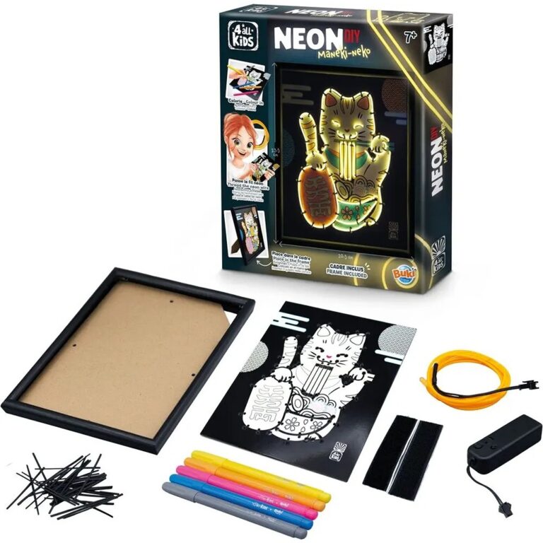 Kornizë dekorative me drita LED – Maneki-neko