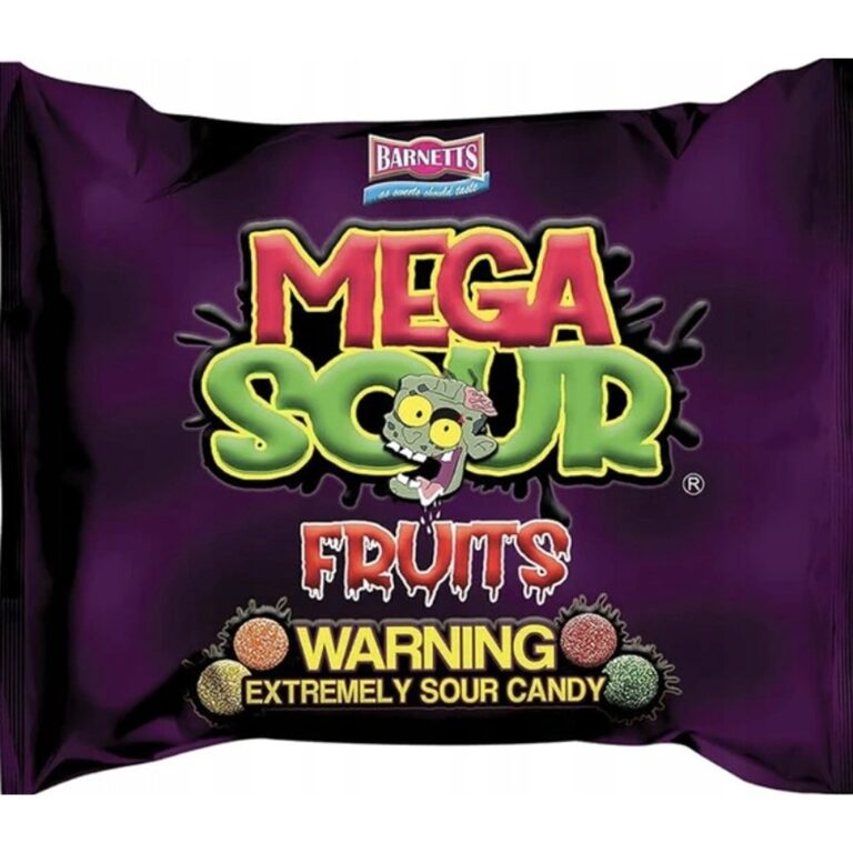 Karamele Barnetts Mega Sour Fruits