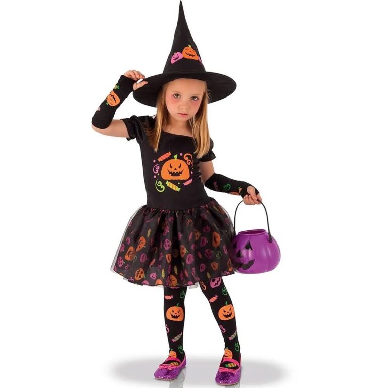 Kostum për vajza – Pumpkin Witch Costume L