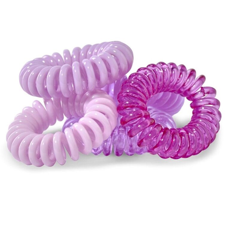 Set me 5 lidhëse spirale për flokë